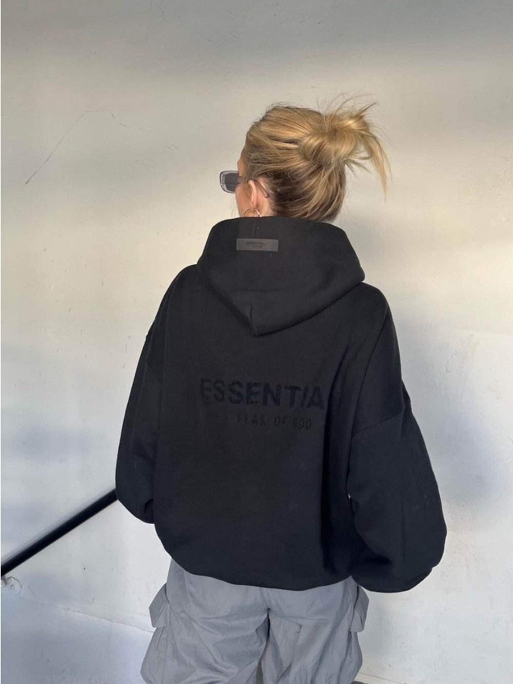 PacSun Black ESSENTIALS Hooded Sweatshirt